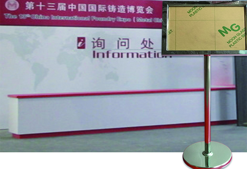 不锈钢斜面指示牌4