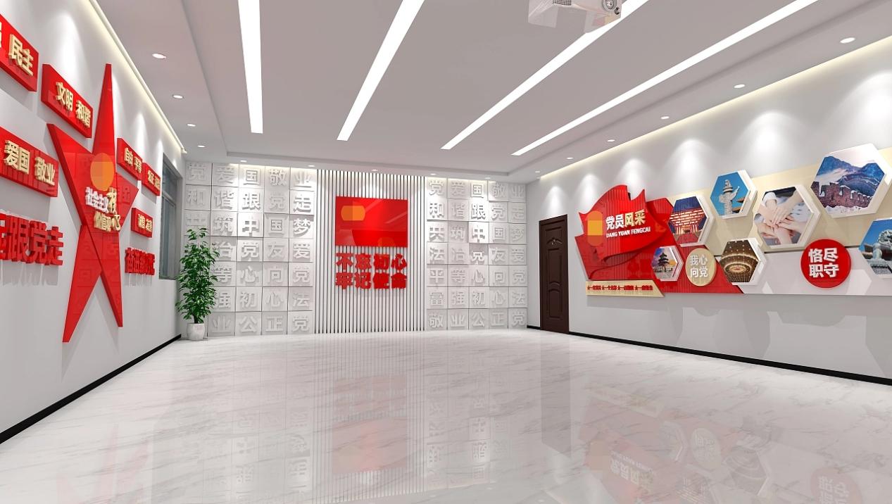党建文化墙要怎样设计出底蕴? 党建<a href=/anli/LOGOxingxiangqiang/ target=_blank class=infotextkey>文化墙</a>要怎样设计出底蕴?