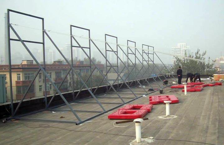 楼顶发光字制作多大合适