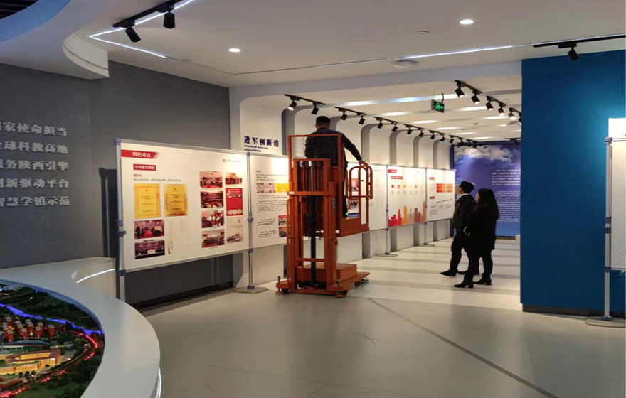 展馆美工安装实景拍摄